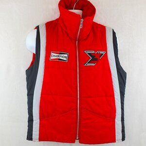 Vintage Yokohama Racing Tires Champion Brand Puffer Vest (L)